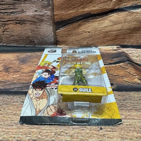 Jada Toys Street Fighter Nano Metalfigs Guile SF4 Die-Cast Figure Capcom MOC - Picture 6 of 7